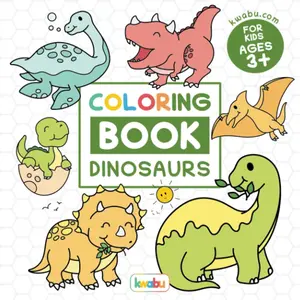 Coloring Book Dinosaurs For Kids: For Preschool Children Ages 3-5 - T-Rex, Stegosaurus, Triceratops & Many More Big Dino Illustrations To Color For ... Books For Preschool Children Ages 3-5), Paperback