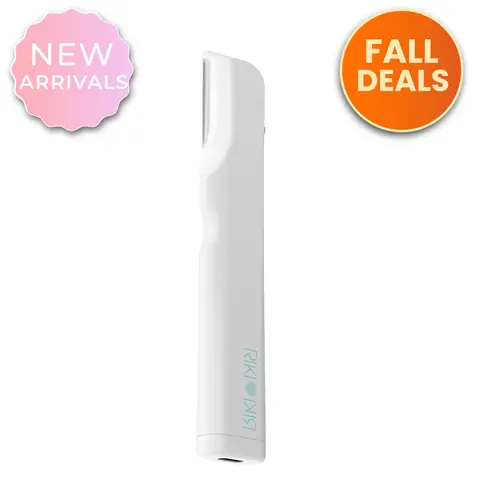 RIKI LOVES RIKI Ex Fuzz Off Dermaplaning Facial Tool with Lights - Instantly Removes Peach Fuzz & Exfoliates for Smoother Brighter Skin - Easy to Control Handle & Ultra Sharp Stainless Steel Blade