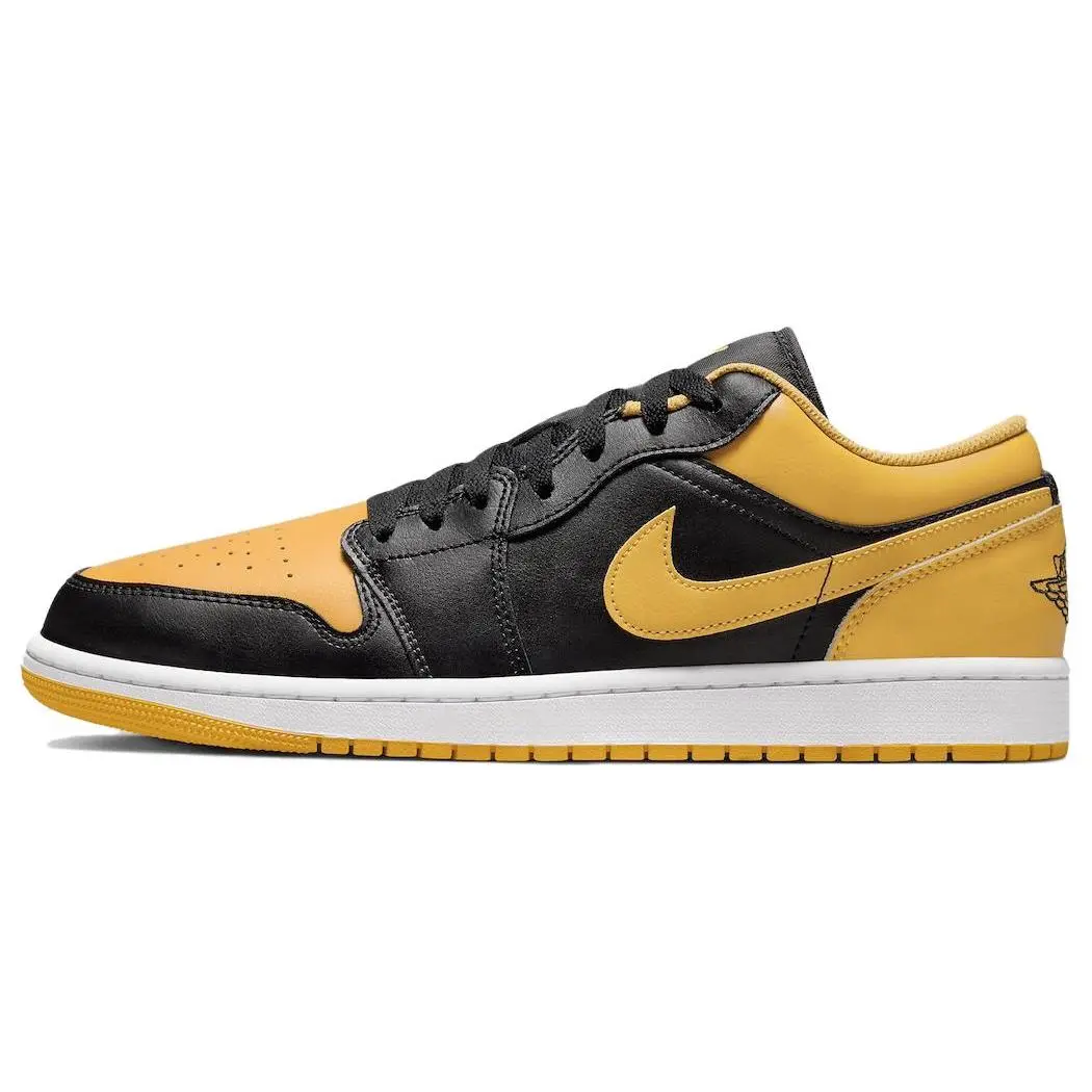 Jordan 1 Low Yellow Ochre Retro Comfort Basketball Shoes Men's 553558-072
