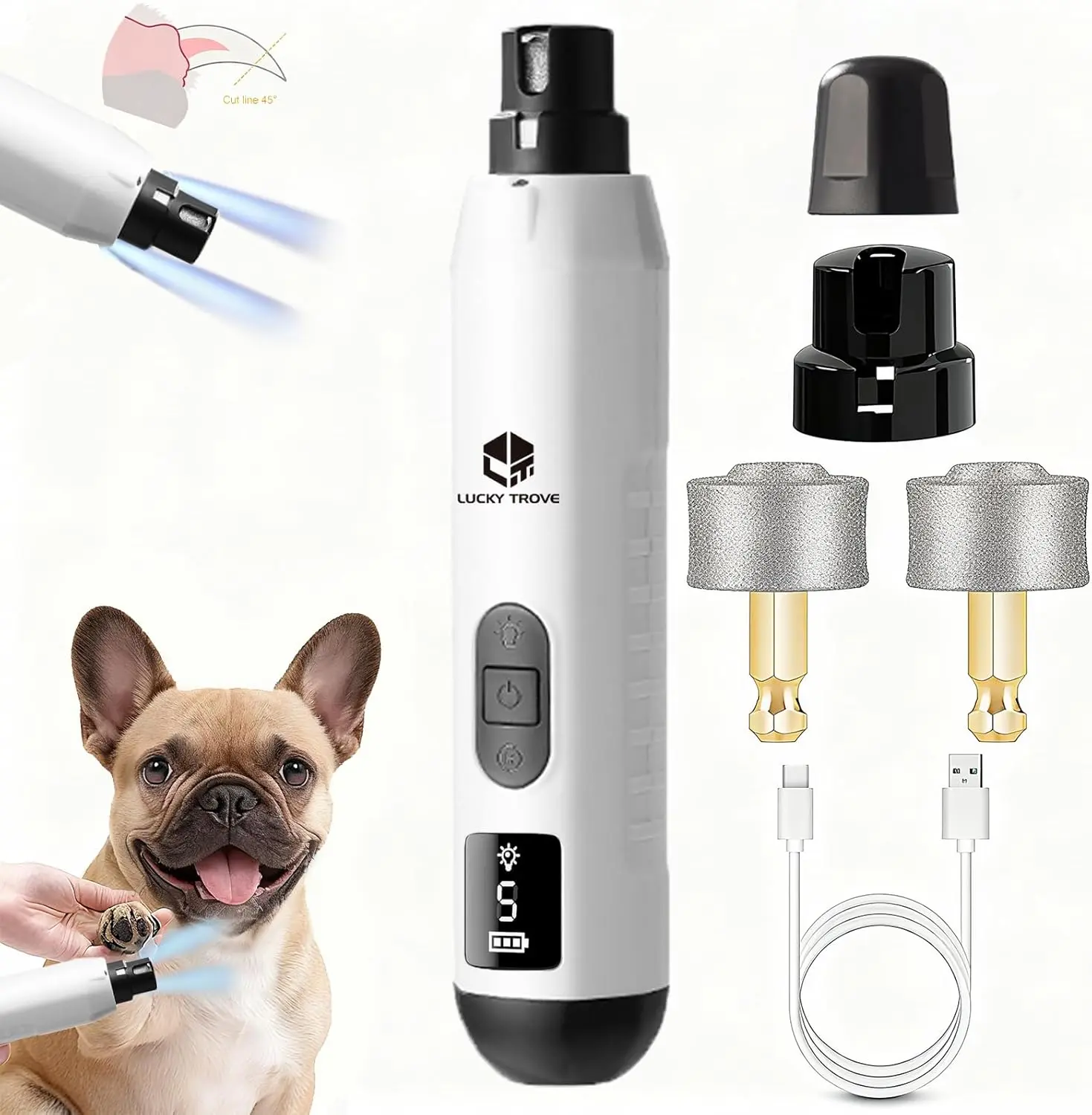 Professional Pet Nail Grinder MODEL ZLY-608