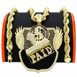 Giant  PAID IN FULL 14k Gold Plated – 30" Rope Chain