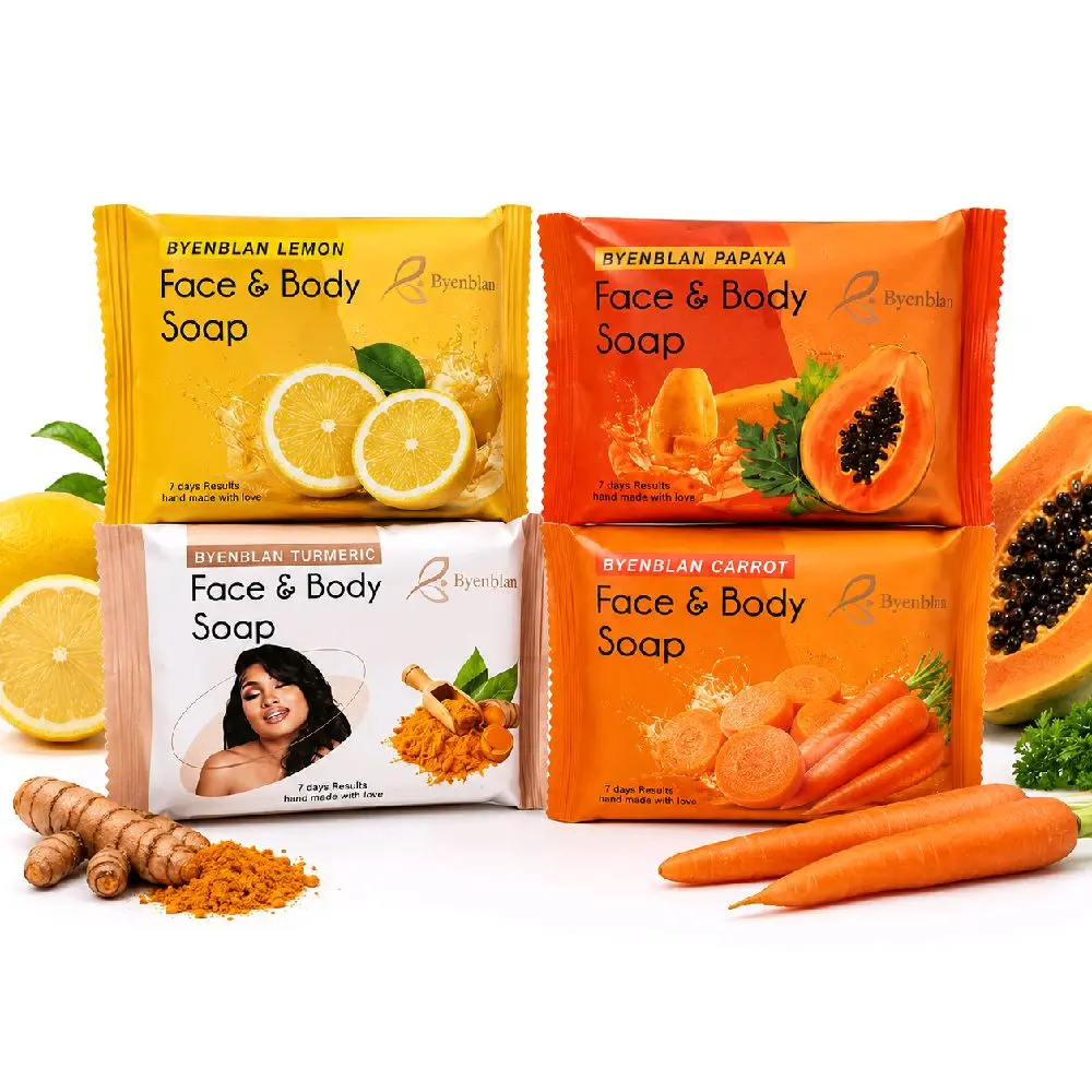 4 PCS Mix Face & Body Soap Byenblan