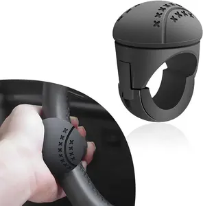 Car Steering Wheel Booster, Steering Wheel Spinner Knob, 360 Degree Rotation Steering Wheel Knob Ball, Labor-saving Steering Booster for Car/Tractor/Trucks/Boat/Mowers/Forklifts, FathersDayGift