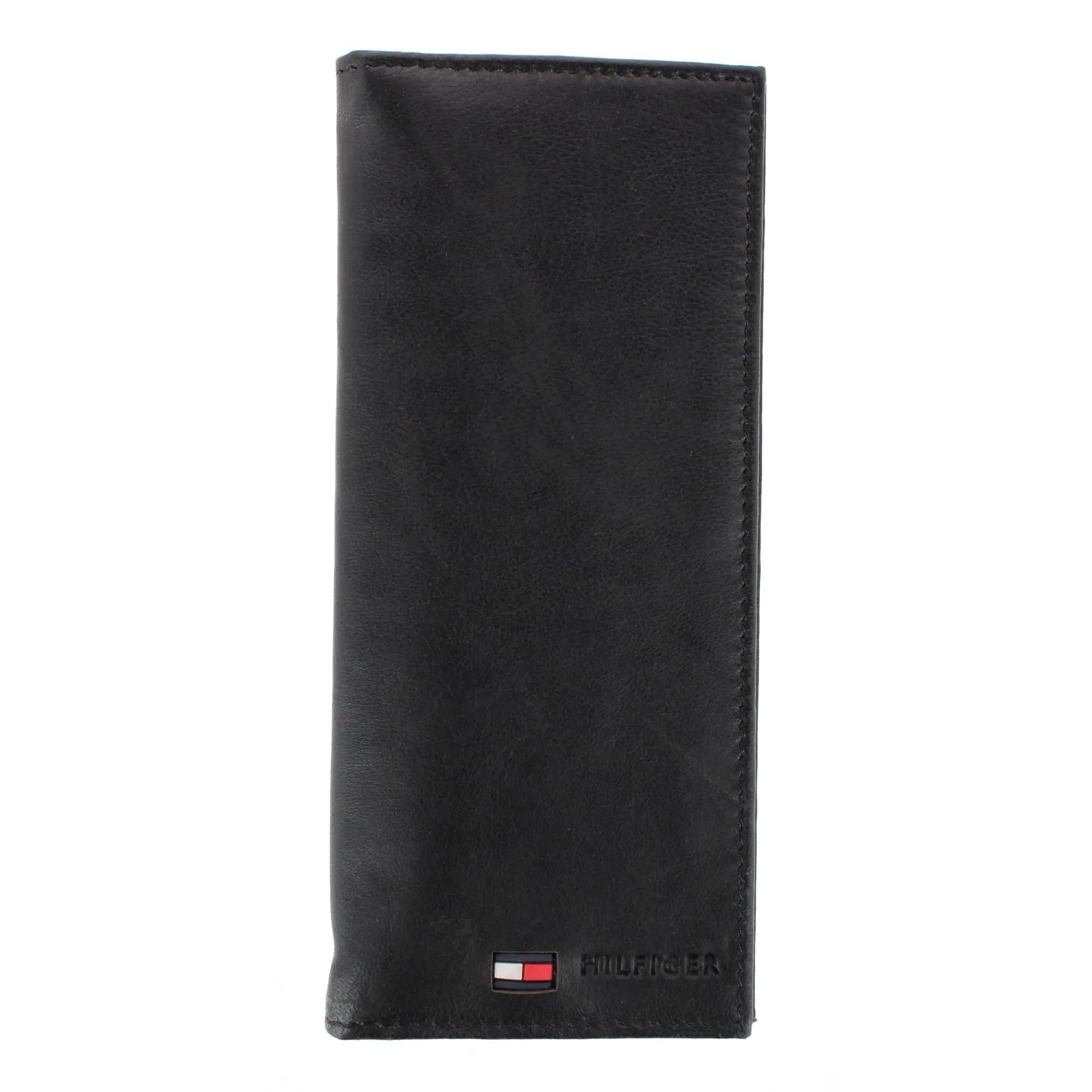 Tommy Hilfiger Men's Leather Stockton Checkbook Cover Secretary Wallet, Checkbook Covers, Business Wallets, One Size