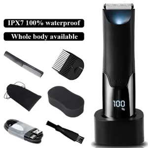 BaldMaster Pro Electric Body Hair Trimmer, Designed for Skin Safe Ball Shaving for Men - IPX7 WaterProof, Cordless Manscape Safe with Precision Grooming for Smooth, Healthy Balls with Comfort by BALD DAD DUDES