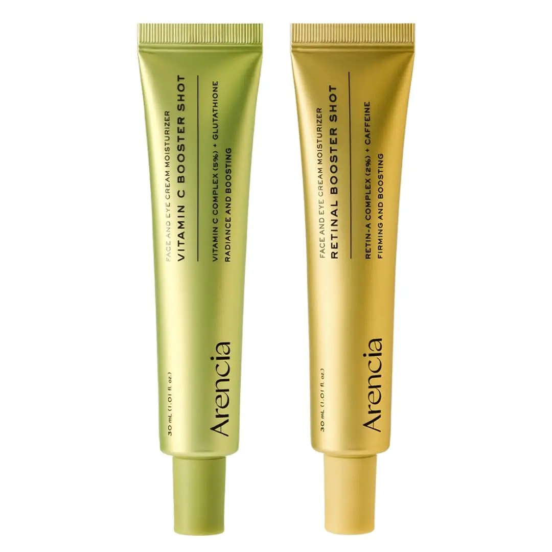 BIODANCCE  Vitamin C and Retinal Booster Shot Duo forDark-spot care and Tightening Fine Lines, Pore, Wrinkles -Gift Set