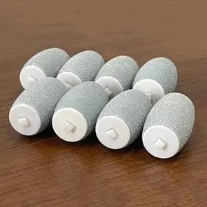 4/8/12 Piece Foot File Tool Replacement Roller Set, Electric Foot Callus Remover Backup Heads, Exfoliating Accessories for Hard Skin Removal