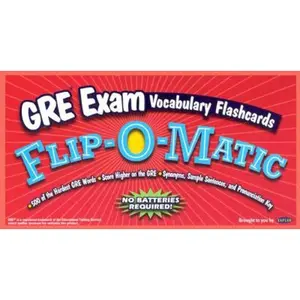 USED-Kaplan GRE Exam Vocabulary Flashcards Flip-O-Matic by Kaplan (Paperback)