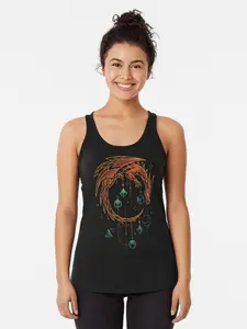 Draconic Dice keeper - Roleplayer Gamer Racerback Tank Top