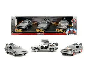 Jada 1:32 Back to the Future Time Machine 3-Pack