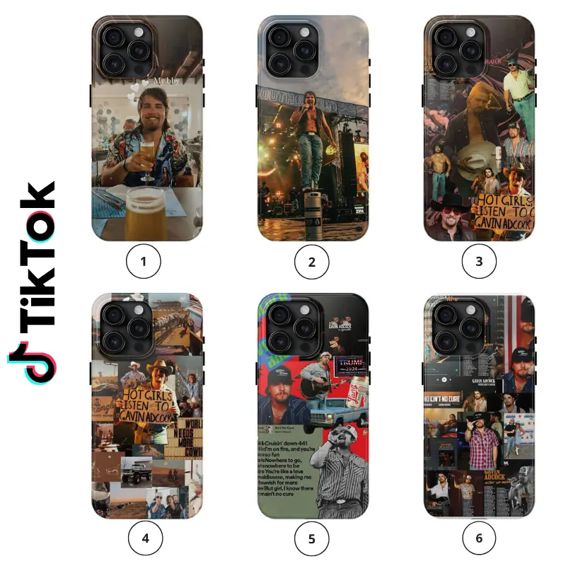 Gavin Adcook 2025 Phone Case for Iphone, for Samsung , Phone Accessories, Cute Phone Case, Fashion Case, Perfect Gift for Her/Him, Creative Dual Layer Case