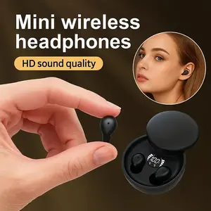 Mini Invisible Headphones Bluetooth 5.4 True Wireless In-EarEarphones sport Audio Earbud audifonos bluetoothwirelessheadphones noise cancelling headphonesgamingheadset
