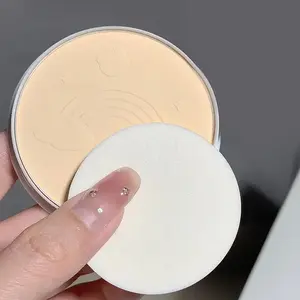 Long-lasting Matte Setting Powder, Oil Control Flawless Concealer, Invisible Pore Brightening, Face Makeup Accessories Suitable For All Skins