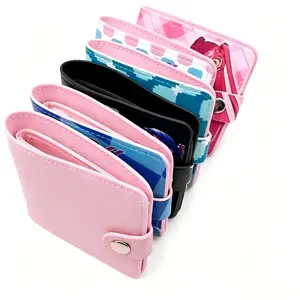 Girls' Cartoon Wallet- PU Leather Money Clip Wallet, Bifold Credit Card Holder Wallet ,Perfect Gift for Child