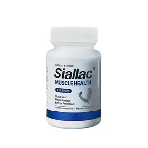 Siallac Muscle Health - Enhance Muscle Mass & Strength, Fast Workout Recovery, Reduce Fatigue & Boost Exercise Performance, 6-Sialyllactose (6-SL), 900mg, 90 Tablets