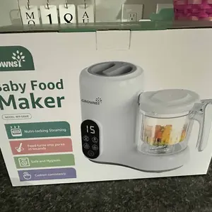 Grownsy Baby Food Maker with Self Cleans, One Step Baby Food Processor Steamer Puree Blender, Auto Cooking & Grinding,Baby Food Puree Maker,Touch Screen Control