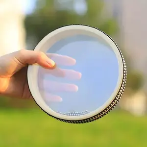 Oceanic Wave Hand Drum, Portable Musical Toy with Ocean-inspired Beads, Authentic Sea Sound Instrument for Learning, Percussion Play and Relaxation