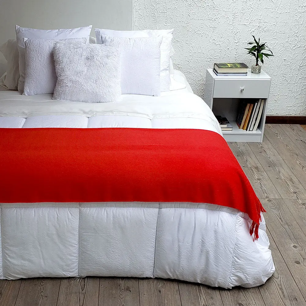 Massy Solid Alpaca Throw