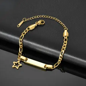 FF0046 New Store Opening||Custom Engraved Bar Bracelet| 20+ Charm Options Personalized Jewelry|Perfect for birthdays, Mother’s Day, baby showers, or holidays-pair a name engraving with a charm that matches the occasion