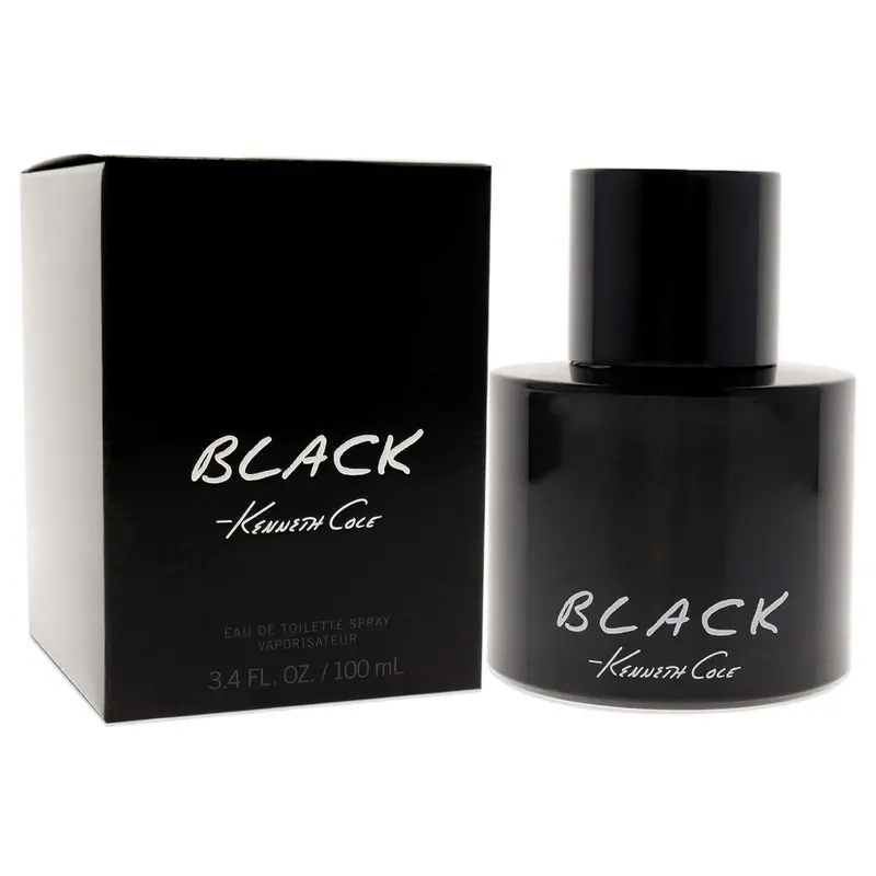 Kenneth Cole Black Eau de Toilette Spray Cologne for Men, 3.4 Fl. Oz, Single Item