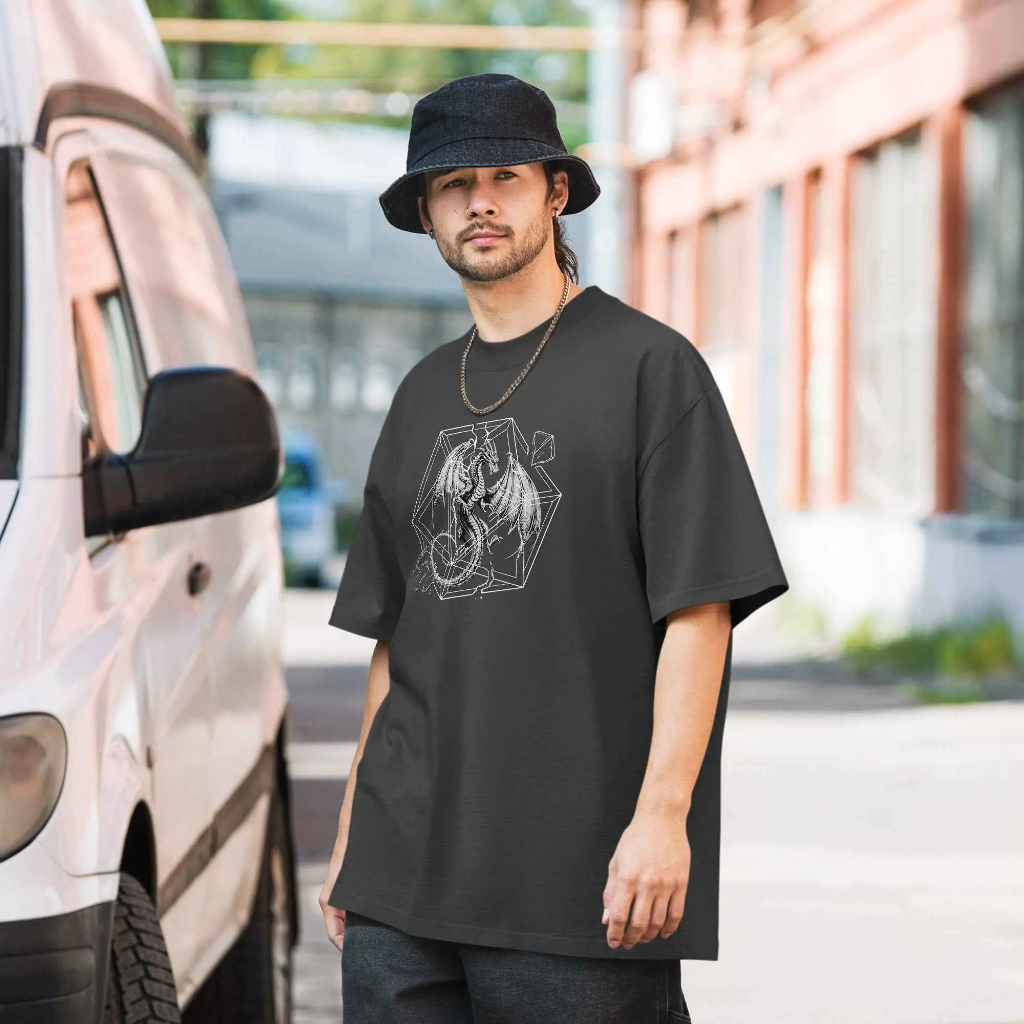 Dragon Inside the D20 — Unisex T-Shirt | Fantasy RPG Apparel