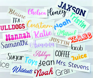 Name Decal, Name Sticker, Custom Stickers, Custom Name Sticker, Decals For Cars