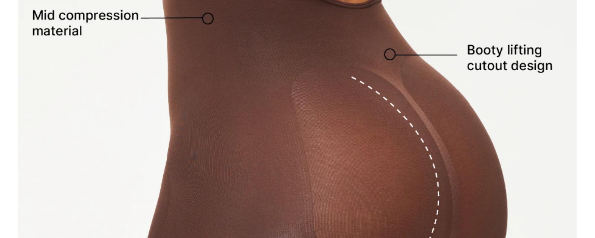 SmoothingSeamless Open-Back Bodysuit