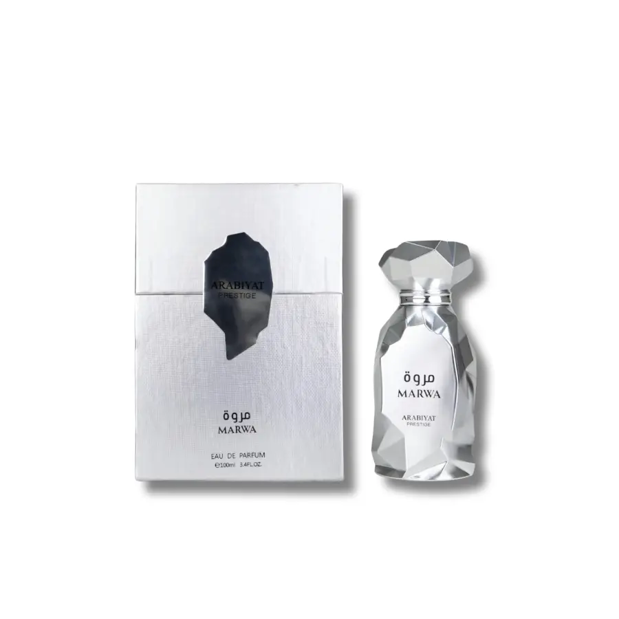 Arabiyat Prestige Marwa Eau De Parfum 3.4FL.OZ For Men - Woody Floral Musk Perfume Scented Oil Concentrated