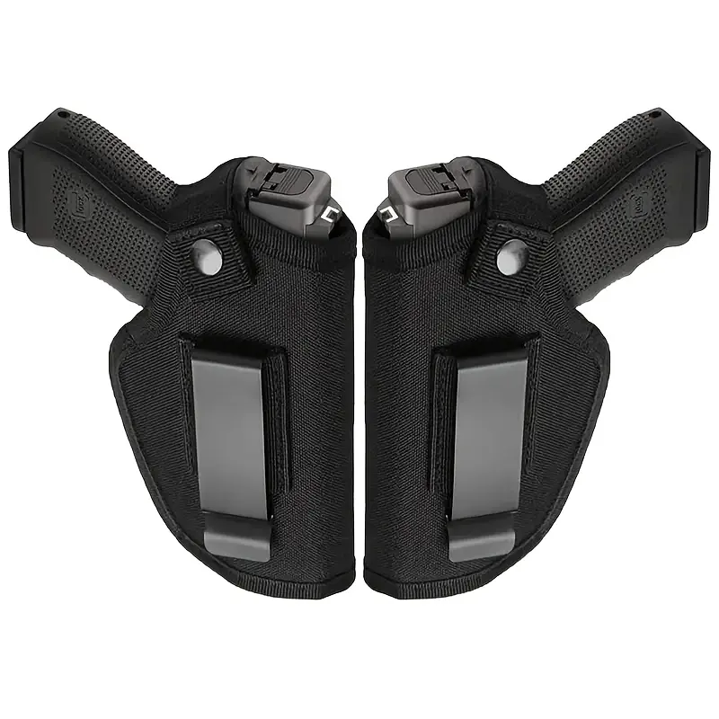 Tactical Universal Gun Holster, Unisex Portable Adjustable OWB/IWB, Comfortable Fit for 9mm S&W M&P Shield, G Series, Glock & Similar Handguns for Hunting Concealed Carry, Universal Holster