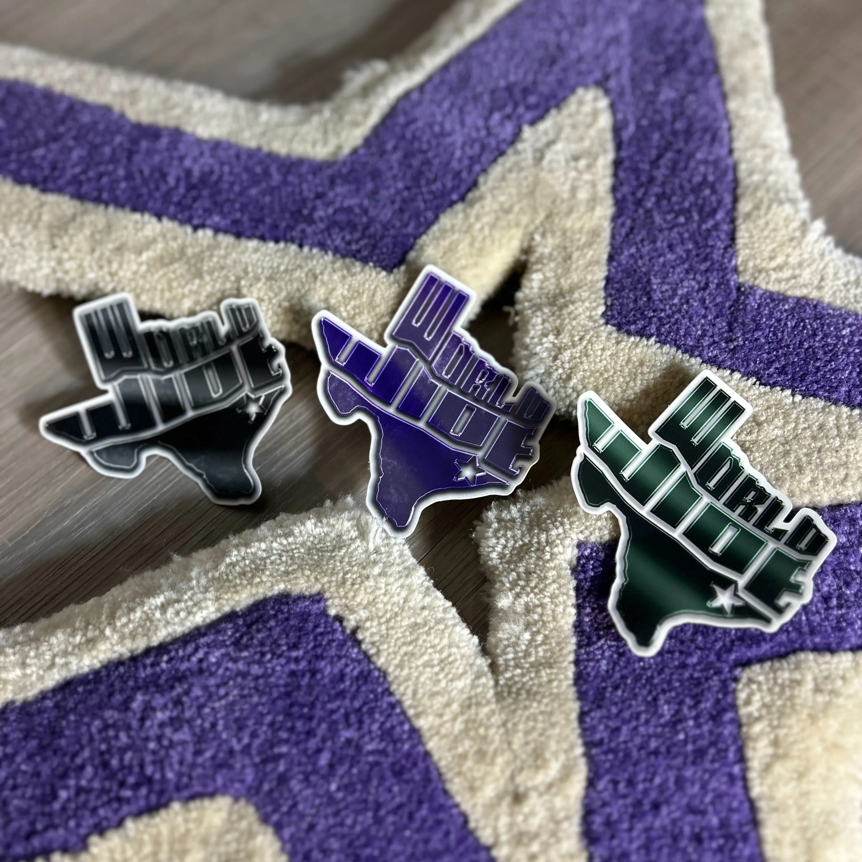 Worldwide Texas Logo Sticker Pack