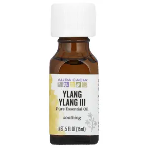 Aura Cacia Pure Essential Oil, Ylang Ylang III, 0.5 fl oz (15 ml)