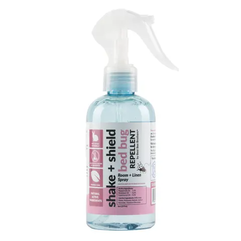Shake + Shield Bed Bug Repellent Room & Linen Spray 8oz Household