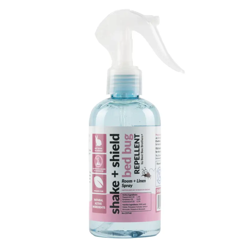 Shake + Shield Bed Bug Repellent Room & Linen Spray 8oz Household