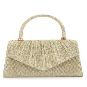 OMEKAR Evening Bag Sparkly Small Clutch Purses for Women Wedding Party Women's Shoulder Bag Crossbody Handbags (Black)