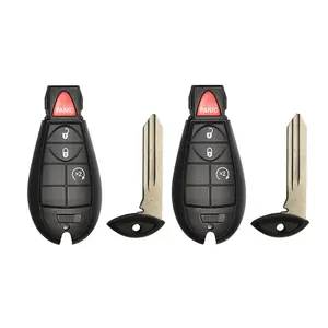 2011 - 2013 Jeep Grand Cherokee Smart Fobik Key 4B W/ Remote Start FCC# IYZ-C01C (2 Pack)