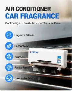 Car Air Vent Fragrance Diffuser & Ornament — Solar-Powered, Long-Lasting, Natural Scent — Interior Car Decor & Accessories