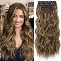Medium Brown mix Caramel Blonde