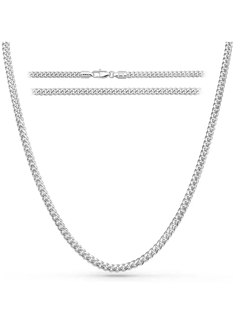 RTZN Silver Cuban Link Chain (3.5mm)