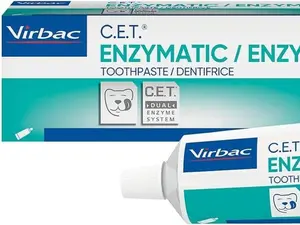 CET Enzymatic Toothpaste| Eliminates Bad Breath by Removing Plaque & Tartar Buildup | Best Pet Dental Care Toothpaste | Poultry Flavor, 2.5 oz tube