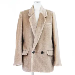 Pre-owned Louis Vuitton Cotton Small Leather Goods 2023AW Monogram Mohair Jacket