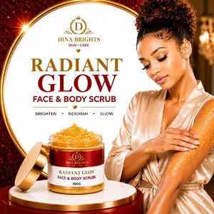 RADIANT GLOW FACE & BODY SCRUBS. RADIANT GLOW FACE & BODY SCRUBS.