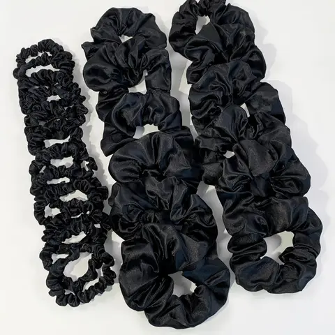 Women's Casual Minimalist Hair Scrunchies, Hair Ties, 24pcs/set Trendy Elastic Soft Ponytail Holders, Hair Style Accessory, Chic All-match for Hairstyle Decor, Fashion Hair Accessories