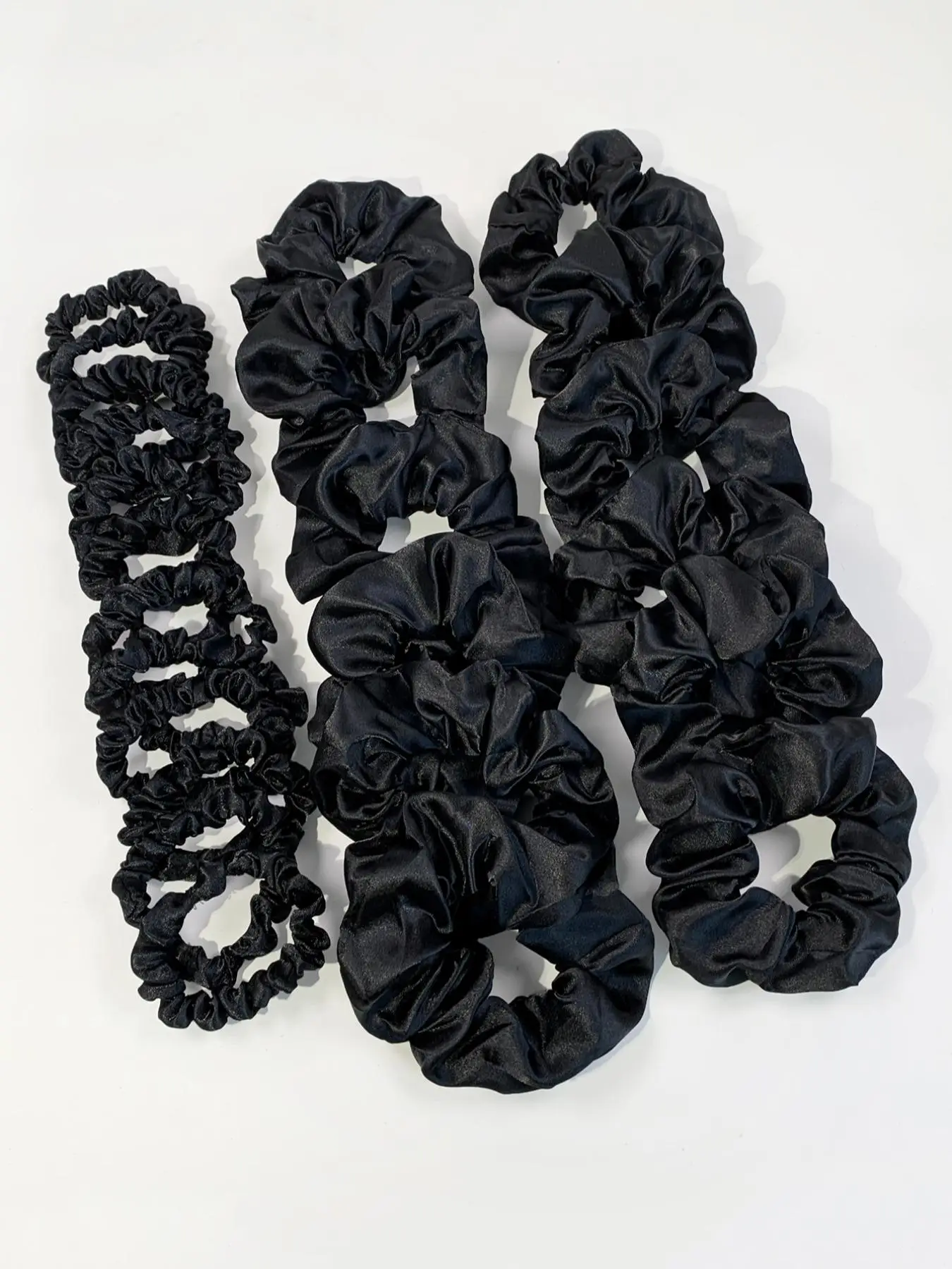 Women's Casual Minimalist Hair Scrunchies, 24pcs/set Trendy Elastic Soft Ponytail Holders, Chic All-match Hair Accessories for Hairstyle Decor