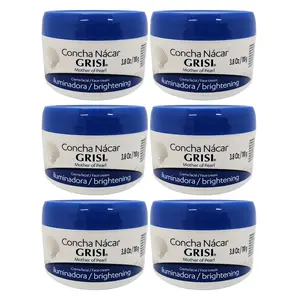 Grisi Mouisterizer Face Cream Concha Nacar 3.8 Oz  Pack 6