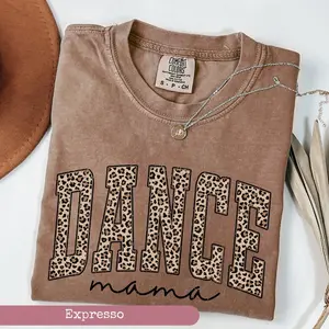 Comfort Colors Leopard Dance Mama Shirt, Gift for Dance Mama Shirt, Gift for Mom, Mothers Day Shirt, Woman Shirt