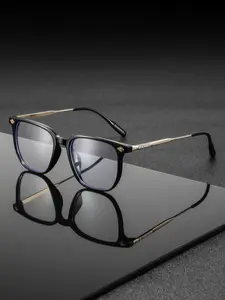 Men's Minimalist Full Frame Eyewear, Trendy Frames, Stylish Narrow Design for Daily Wear & Street Photography, Perfect for Casual