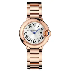 Cartier Ballon Bleu 28.6mm W69002Z2 Quartz Silver Dial 18K Rose Gold Women's Watch WHT032423