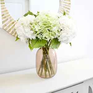 Real Touch Artificial Hydrangea | Faux Hydrangea | DIY | Gift Flowers Idea | Home Decor Decorative Light Plants Ornaments Fruit
