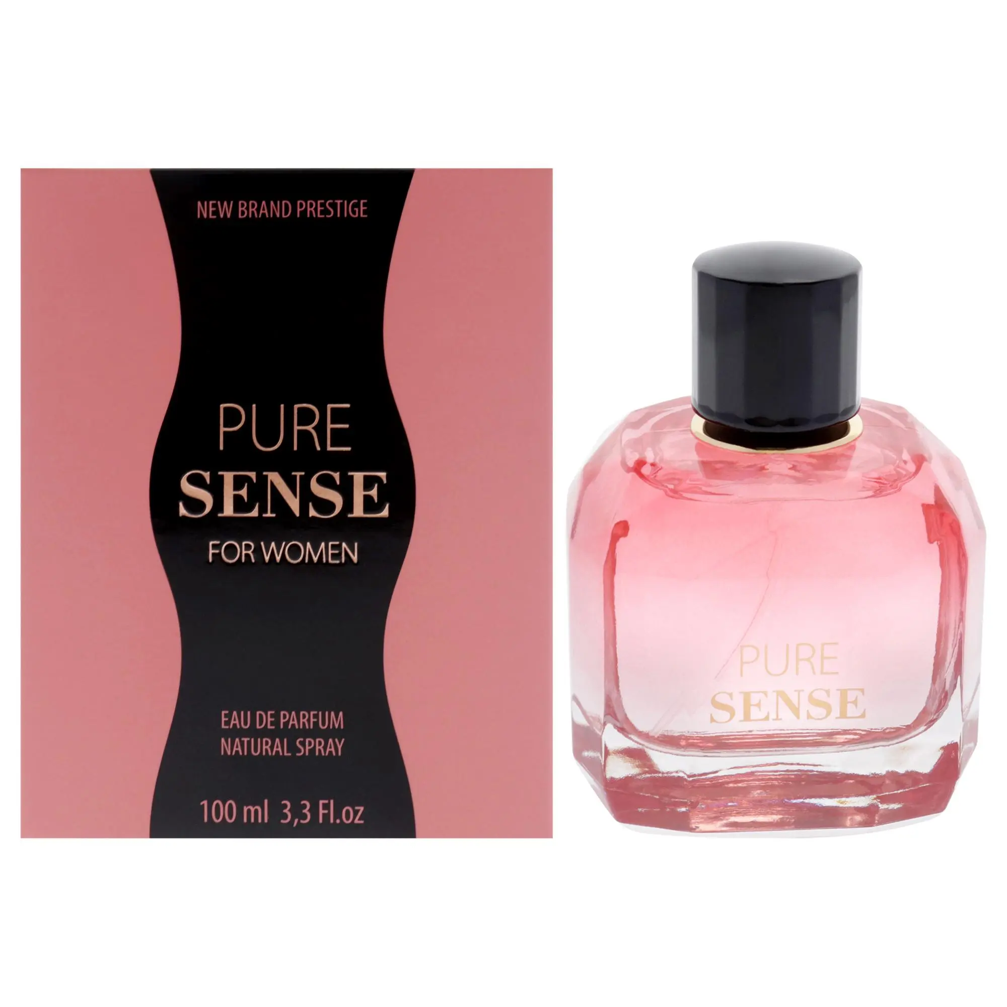 Prestige Pure Sense by New Brand Women's EDP Spray - Fresh, Long-Lasting, Subtle Aroma, 3.3 fl oz Bottle