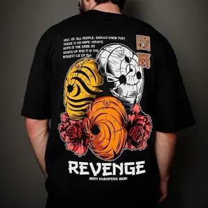 Obito Shirt Anime Graphic Tee Akatsuki Vintage T-Shirt Cool Ninja Manga Tee Unisex Japanese Streetwear Cotton Menswear Soft Digital Printed Design